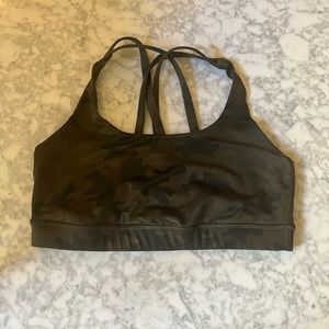 Lululemon Energy Bra in Green Camo 💚